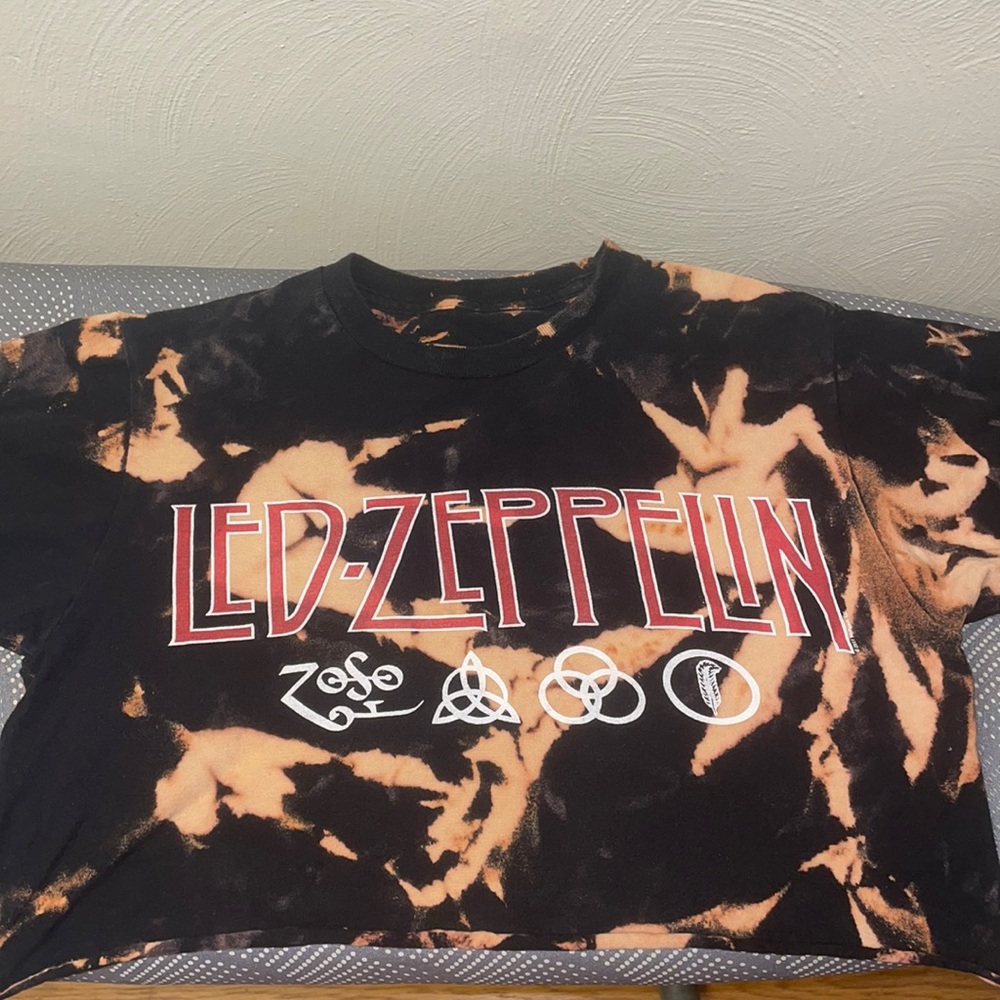 cropped led zeppelin tee